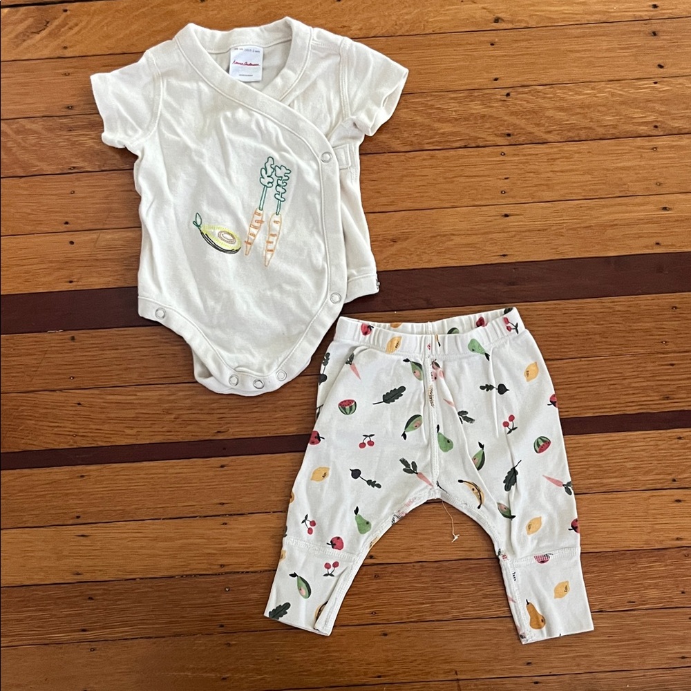 Hanna Andersson White Kids Matching Set